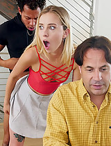 Haley Reed gets fucked and her dad is none the wiser